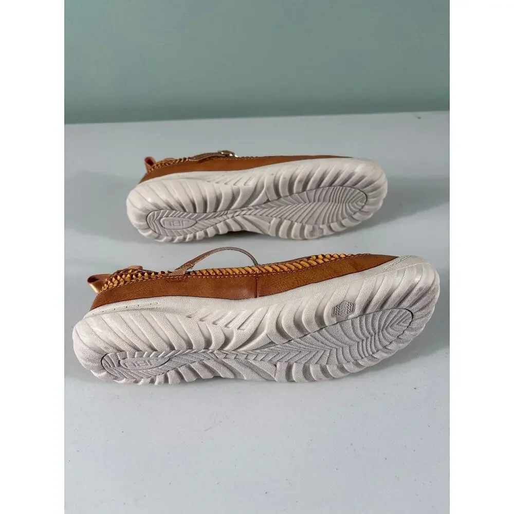JBU Summer Casual T-Strap Mary Jane Shoes Womens Size 7.5M Comfort Walking Daily